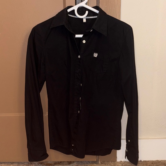 Cinch Women's Black Button Down Shirt - Picture 1 of 1
